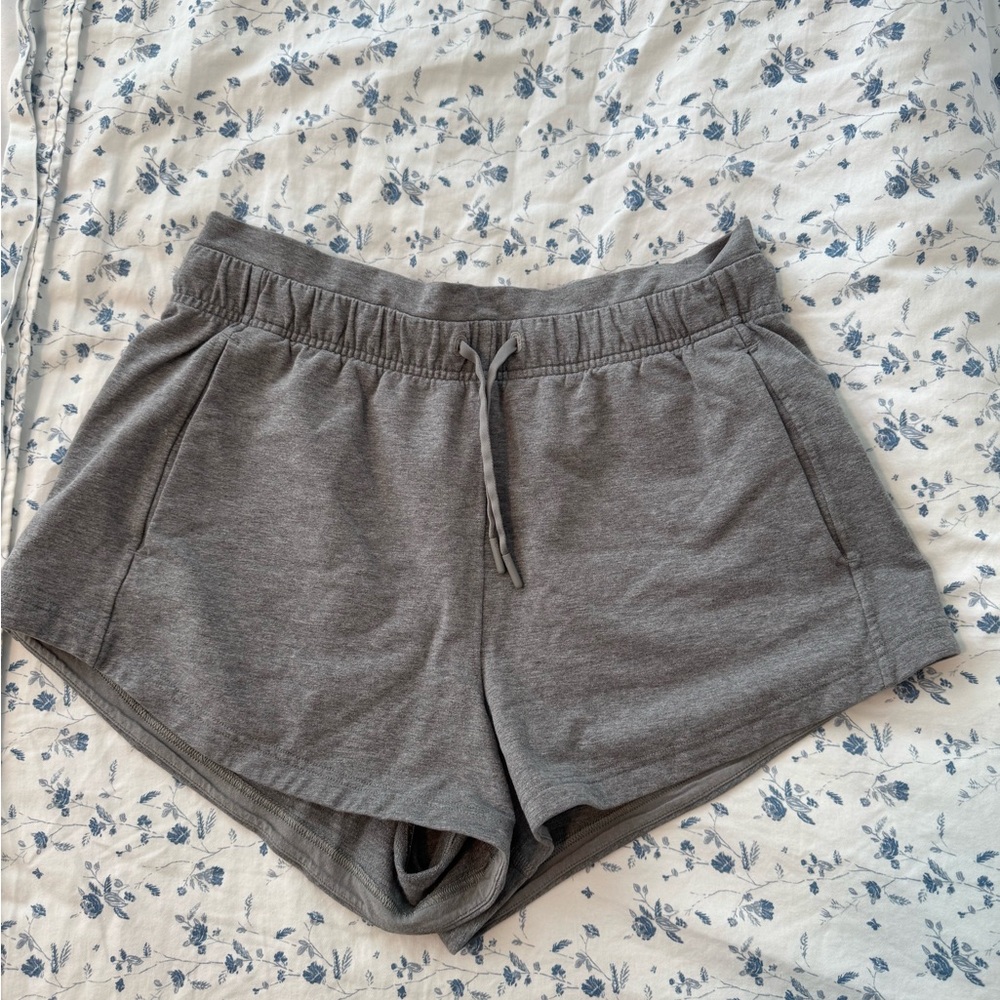 Gray Lululemon Sweat Shorts